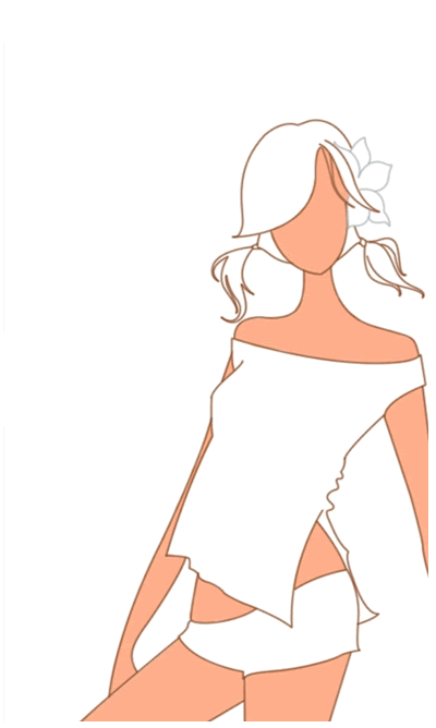 PS绘制卡通时尚美女的方法