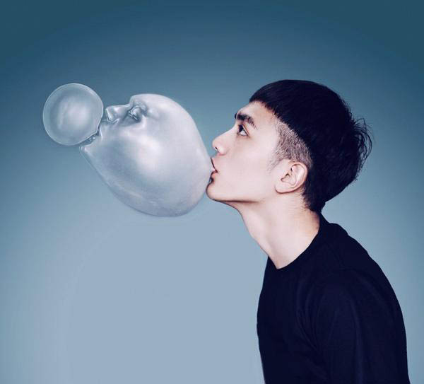 Ps制作创意的泡泡头像