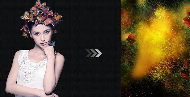 PSCS6打造绚丽春季人像海报