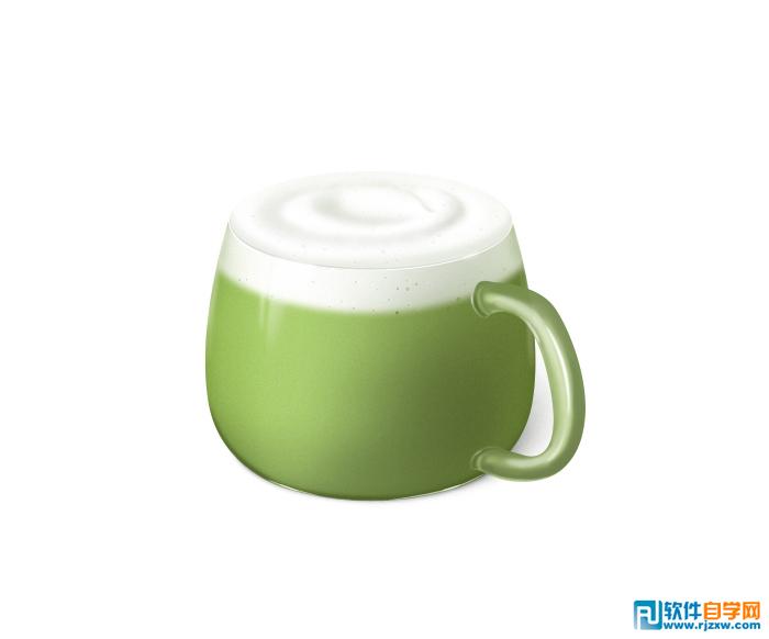 制作精美的抹茶拟物图标