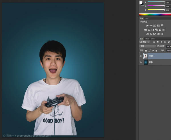 PS把帅哥头像转为可爱Q版大头像