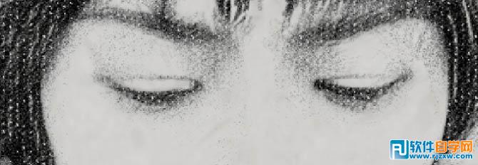 利用滤镜及画笔把人物转为灰色素描效果