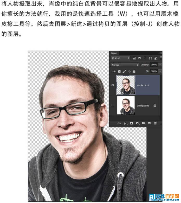 利用PS变形液化工具把人像转为搞笑漫画