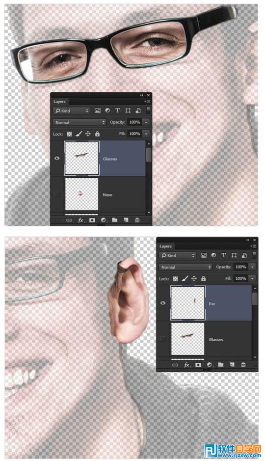 利用PS变形液化工具把人像转为搞笑漫画
