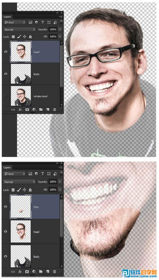 利用PS变形液化工具把人像转为搞笑漫画