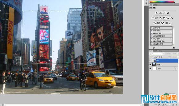 制作有趣故地的重拍照对比图