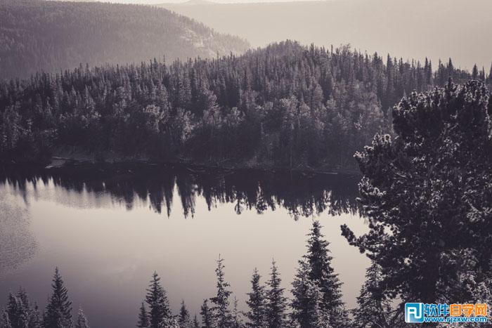 制作人像与风景结合双重曝光效果