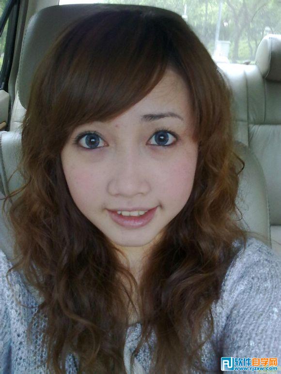 PS结合SAI把美女自拍照转为唯美仿手绘效果