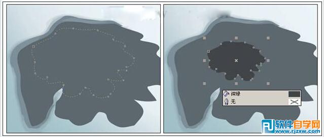 绘制一幅中国风写意水墨画