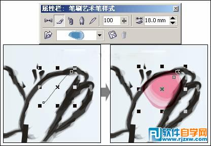 绘制一幅中国风写意水墨画