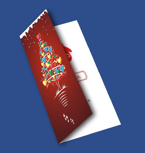 CDR制作漂亮的圣诞节贺卡