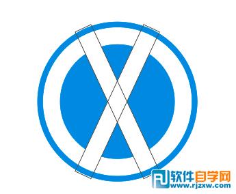 Coreldraw绘制大众汽车标志