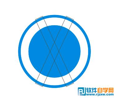 Coreldraw绘制大众汽车标志