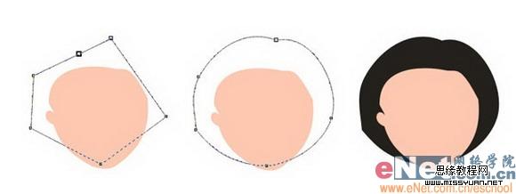 用Coreldraw打造可爱大眼MM头像