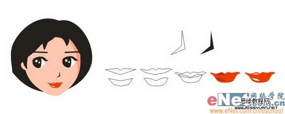 用Coreldraw打造可爱大眼MM头像