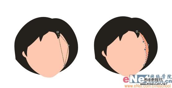 用Coreldraw打造可爱大眼MM头像