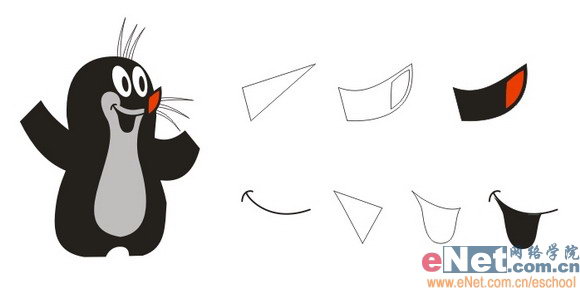 Coreldraw绘制鼹鼠教程