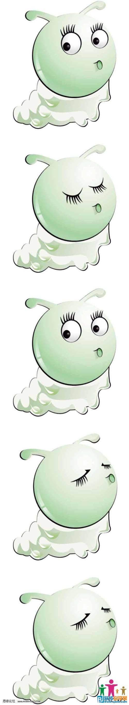 Coreldraw做出自己的QQ表情