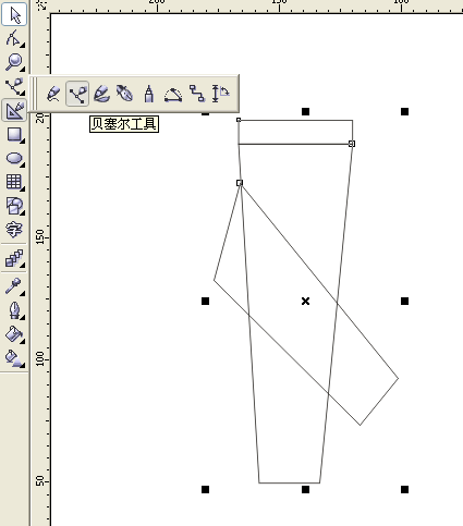 CorelDraw12制作休闲裤教程