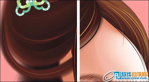 CoreldrawX7打造古典美女教程