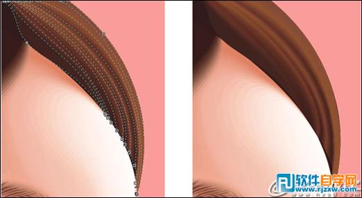 CoreldrawX7打造古典美女教程