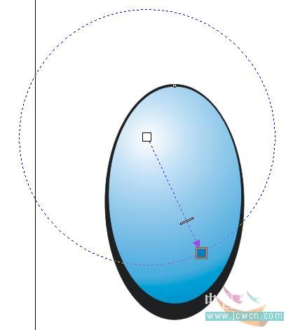 CoreDRAWX7绘制大眼晴笑容的小精灵