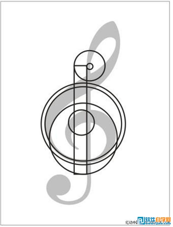 CDRX6如何制作漂亮的立体音符