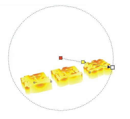 CorelDrawX6简单制作金属质感的3D立体字