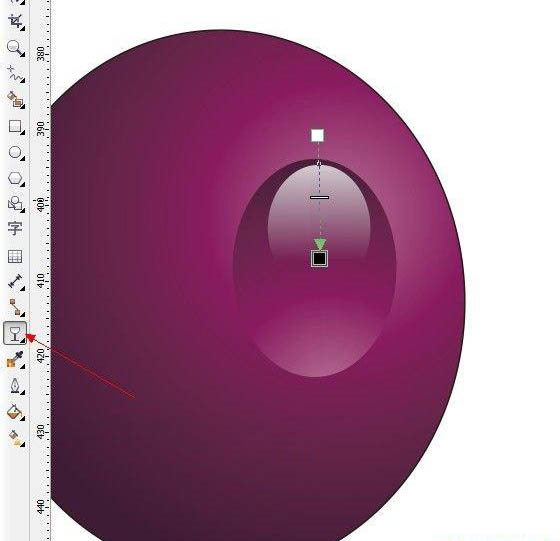 CorelDrawX6绘制逼真绿藤和成串紫葡萄