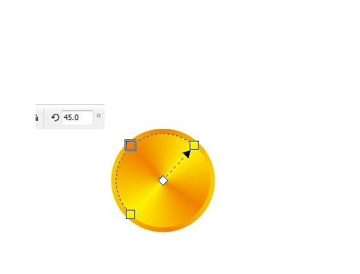 CDRX6快速制作古代金币教程