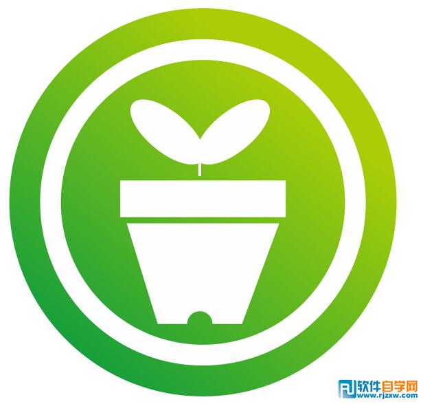 CDR X6绘制绿色图标