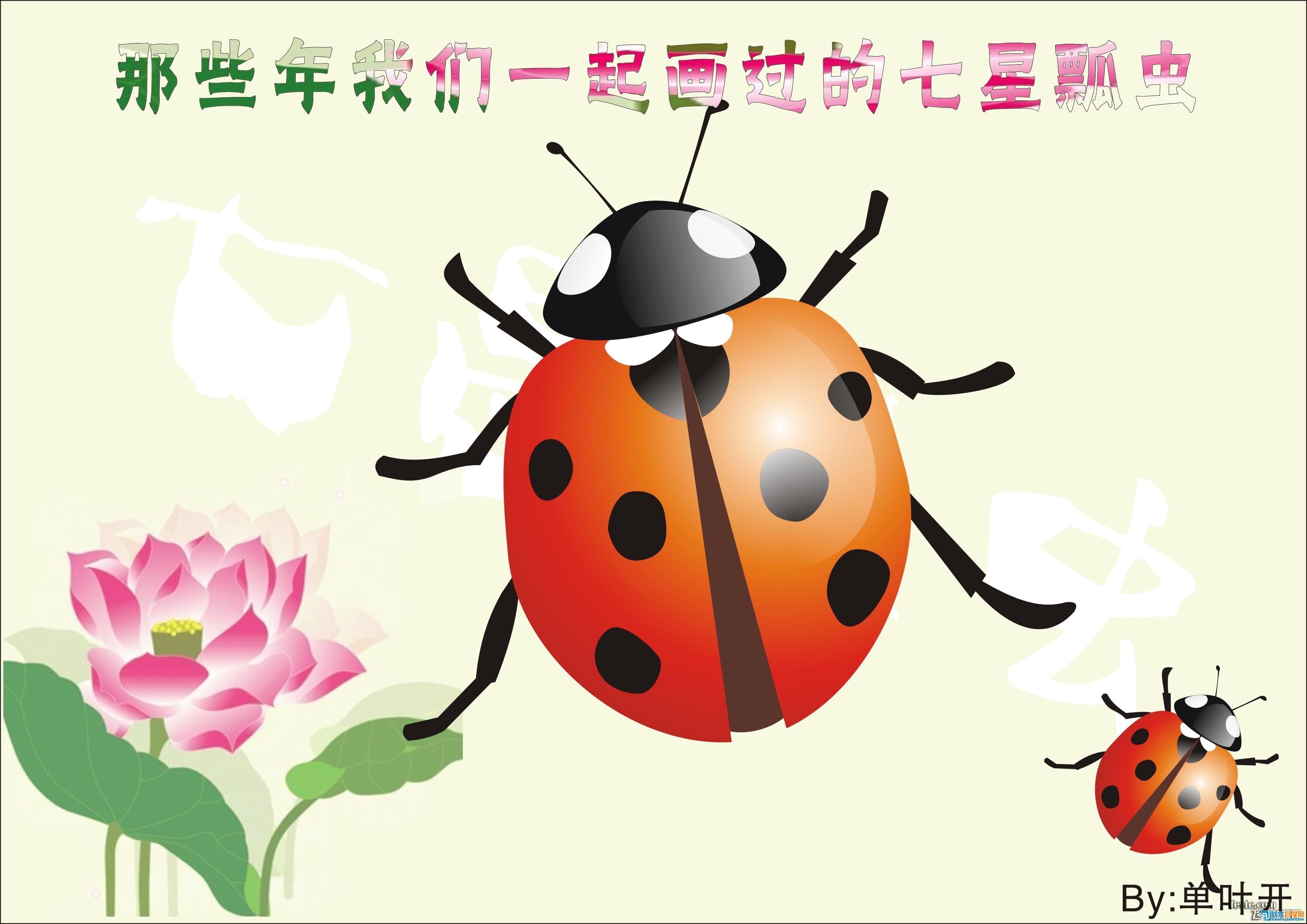 使用CDR临摹绘制精致的瓢虫