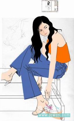 CorelDrawX5人物绘制详解