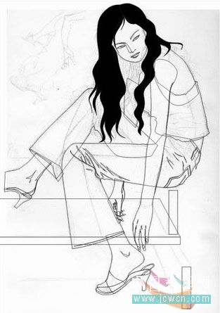 CorelDrawX5人物绘制详解