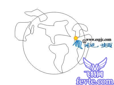 CoreIDRAW X4 设计网站标志