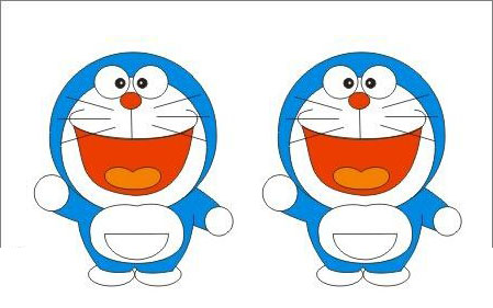 用CDR绘制可爱的叮当