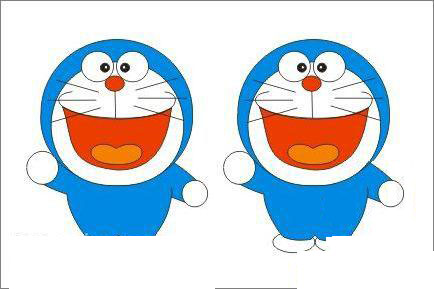 用CDR绘制可爱的叮当