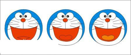 用CDR绘制可爱的叮当