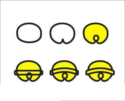 用CDR绘制可爱的叮当