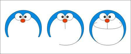 用CDR绘制可爱的叮当