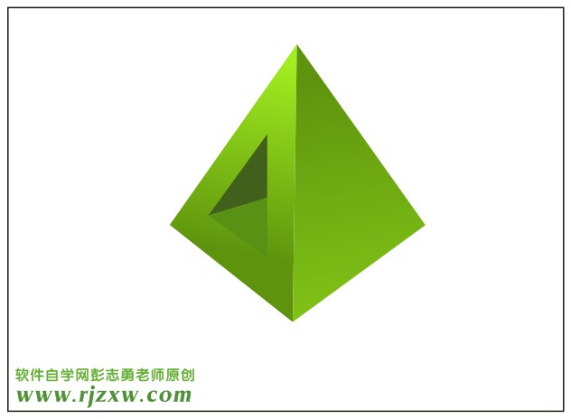 用CorelDRAW X5制作绿色立体图标