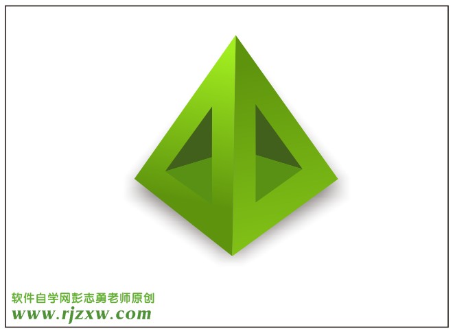 用CorelDRAW X5制作绿色立体图标