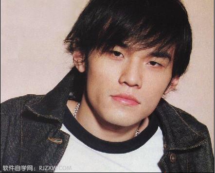 PS怎么给周杰伦加胡子效果