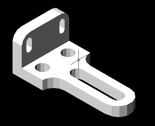 用CAD绘制三维实体之机械零件练习题一