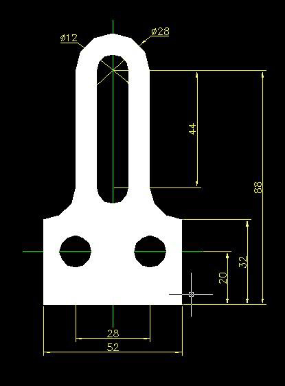 用CAD绘制三维实体之机械零件练习题一