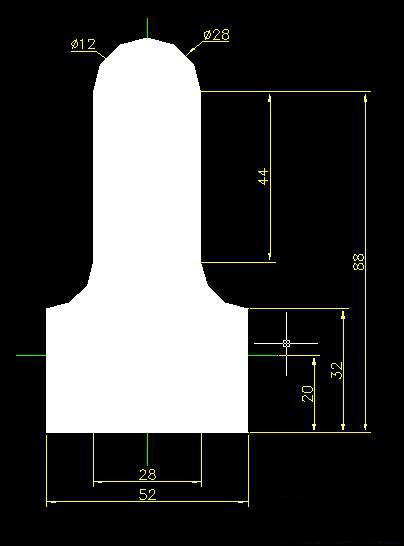 用CAD绘制三维实体之机械零件练习题一