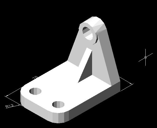 AutoCAD绘制三维机械零件图