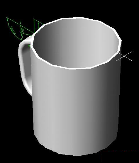 用CAD绘制水杯效果教程