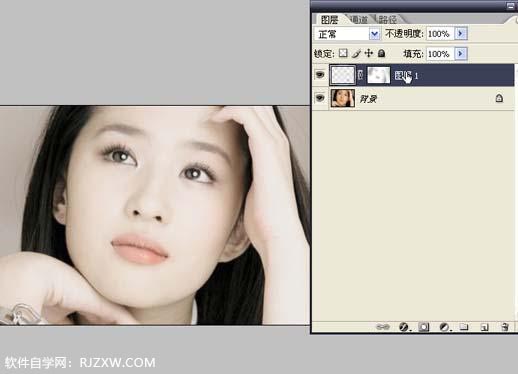 非常简单的利用PS通道选区给人物美白