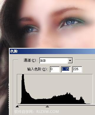 PS用滤镜两步就可以给MM照片美白